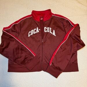 Coca Cola Red and White Women's Jacket